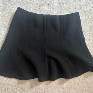 Zara black skater skirt medium